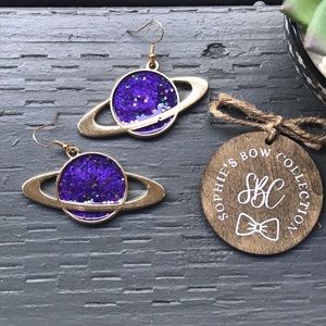 Planet earrings